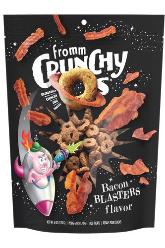 Fromm Dog Biscuits Crunchy O's Bacon Blasters