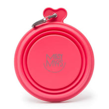 Load image into Gallery viewer, Messy Mutts Collapsible Silicone Bowl Red - Small
