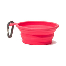 Load image into Gallery viewer, Messy Mutts Collapsible Silicone Bowl Red - Small