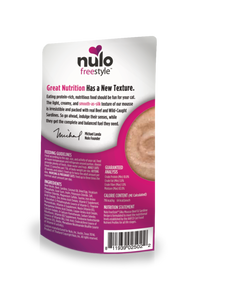 Nulo Wet Cat Food FreeStyle Silky Mousse Grain-Free Beef & Sardine Recipe 2.8oz Pouch Single