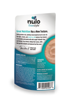 Load image into Gallery viewer, Nulo Wet Cat Food FreeStyle Silky Mousse Grain-Free Yellowfin Tuna &amp; Shrimp Recipe 2.8oz Pouch Single