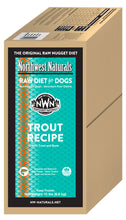 Load image into Gallery viewer, Northwest Naturals Frozen Raw Nuggets - Trout - 15lb Bulk Box