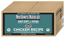 Load image into Gallery viewer, Northwest Naturals Frozen Raw Nuggets - Chicken - 15lb Box