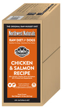 Load image into Gallery viewer, Northwest Naturals Frozen Raw Nuggets - Chicken &amp; Salmon - 15lb Bulk Box *Special Order Only*