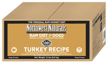 Load image into Gallery viewer, Northwest Naturals Frozen Raw Nuggets - Turkey - 15lb Box