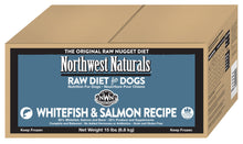 Load image into Gallery viewer, Northwest Naturals Frozen Raw Nuggets - Whitefish &amp; Salmon - 15lb Bulk Box