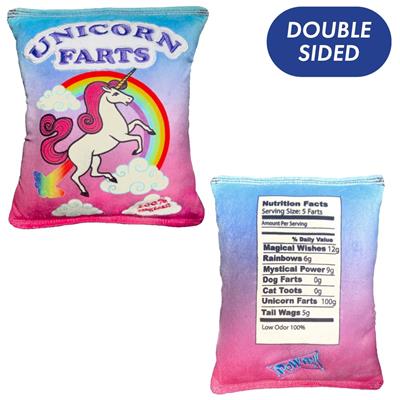 Lulubelles® Power Plush Unicorn Farts Dog Toy -