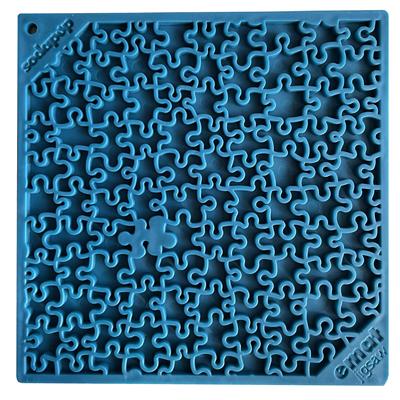 SodaPup Jigsaw Design Enrichment Licking Mat - Blue