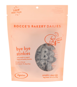Bocce’s Dailies Soft & Chewy Dog Treats - Bye Bye Stinkies 6oz Bag