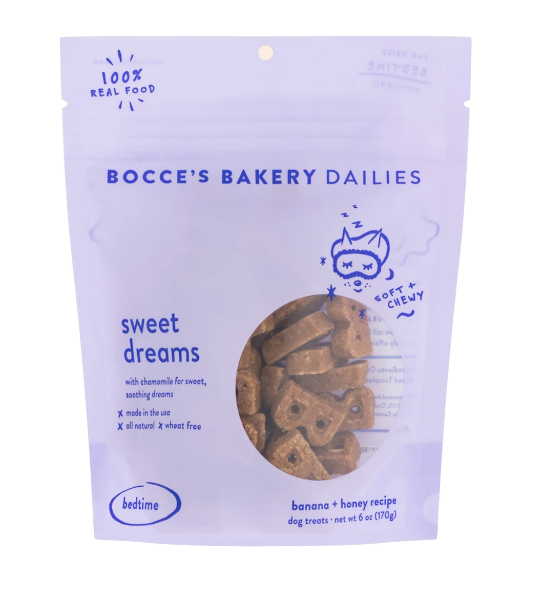 Bocce’s Dailies Soft & Chewy Dog Treats - Sweet Dreams 6oz Bag