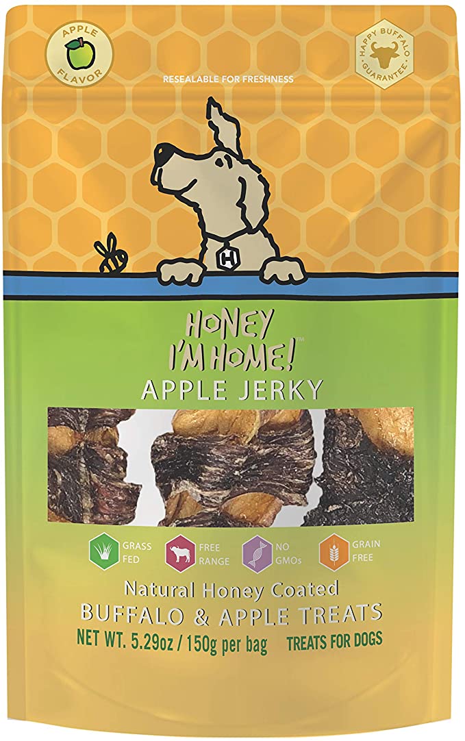 Honey I'm Home! Buffalo Apple Jerky Strips 5.29oz Bag