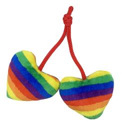 Kittybelles Plush Cat Toy Pride Heart Strings 5