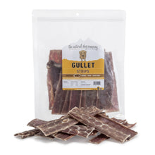 Load image into Gallery viewer, Tuesday&#39;s Natural Dog Company Beef Gullet Strips  6&quot; 6oz Bag