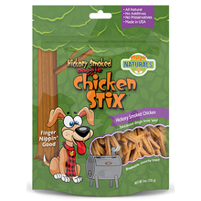 Load image into Gallery viewer, Chip's Naturals Hickory Smoked Doggie Chicken Stix 12oz Bag