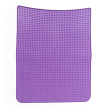 Load image into Gallery viewer, Messy Cats Silicone Litter Mat - Purple