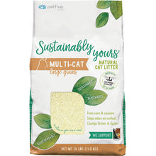 Load image into Gallery viewer, Sustainably Yours Cat Litter Multi-Cat Large Grains
