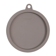 Load image into Gallery viewer, Messy Cats Silicone Saucer-Shaped Air-Tight Lid 1.75 Cup - Grey
