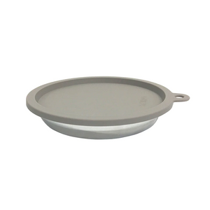 Messy Cats Silicone Saucer-Shaped Air-Tight Lid 1.75 Cup - Grey