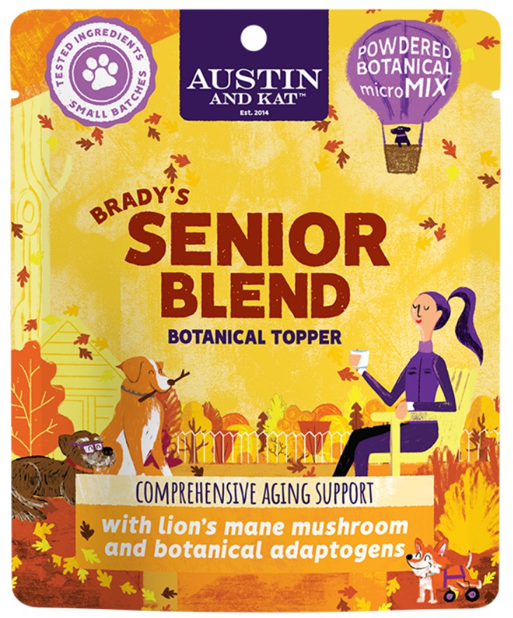 Austin and Kat Meal Enhancing Topper - Brady's Senior Blend 82g Pouch