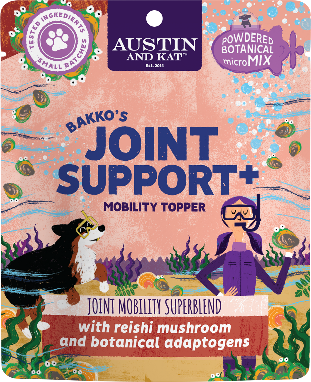 Austin and Kat Meal Enhancing Topper - Bakko's Joint Support 66g Pouch