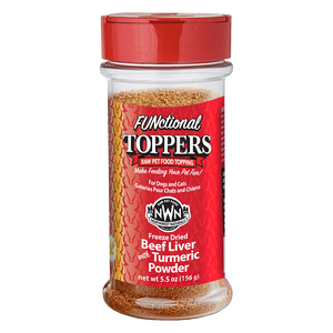 Northwest Naturals Freeze-Dried FUNctional Toppers - Beef Liver 4.5oz Shaker Jar