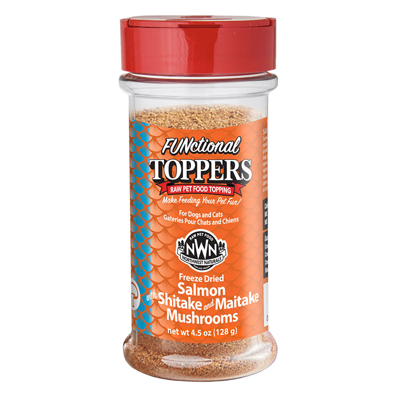 Northwest Naturals Freeze-Dried FUNctional Toppers - Salmon 3.5oz Shaker Jar