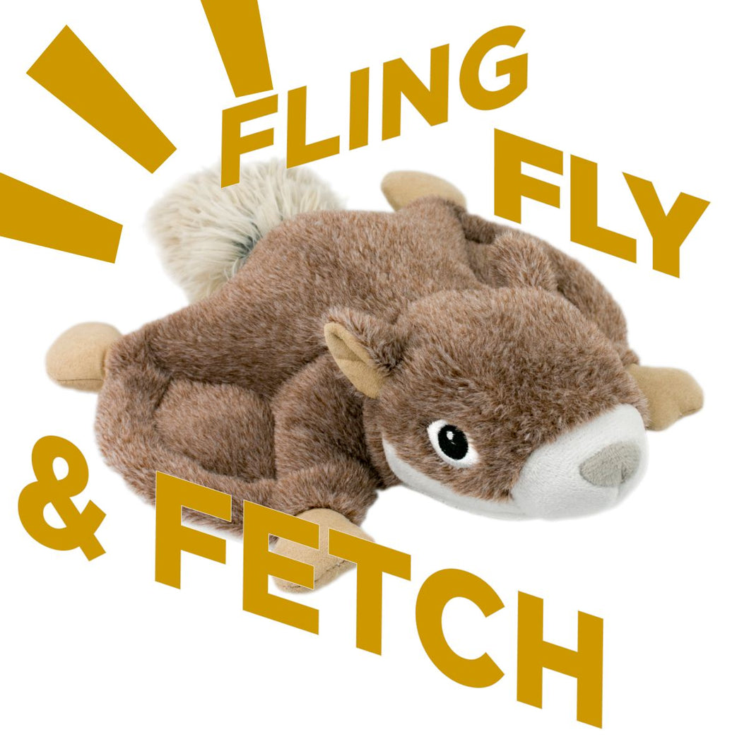 Tall Tails Plush Squeaker Dog Toy - Flying Squirrel 12