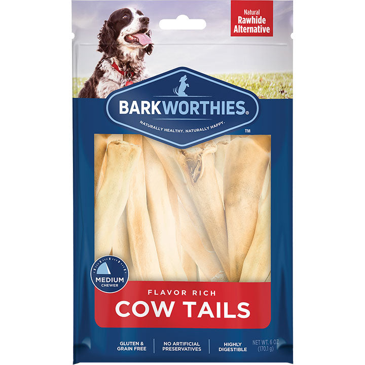 Barkworthies Cow Tails 6oz bag
