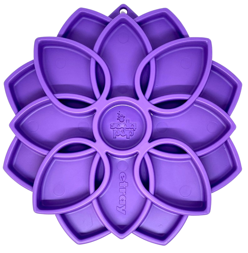 SodaPup Mandala Design Enrichment Tray - Purple