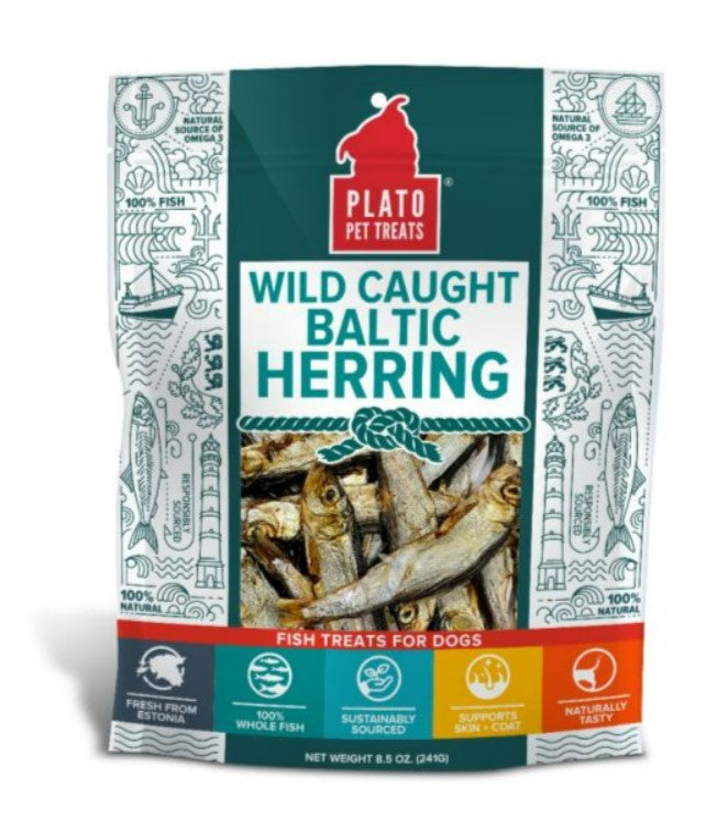 Plato Baltic Herring Treats 8.5oz Bag