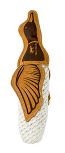 Tall Tails Natural Leather Dog Toy - Quacker 15"