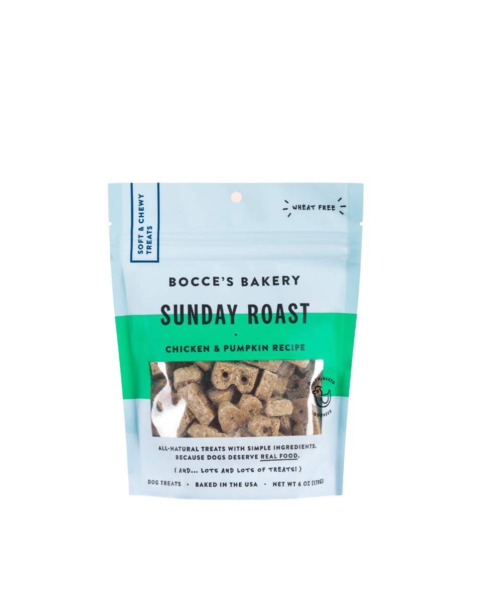 Bocce’s Everyday Soft & Chewy Treats - Sunday Roast 6oz bag