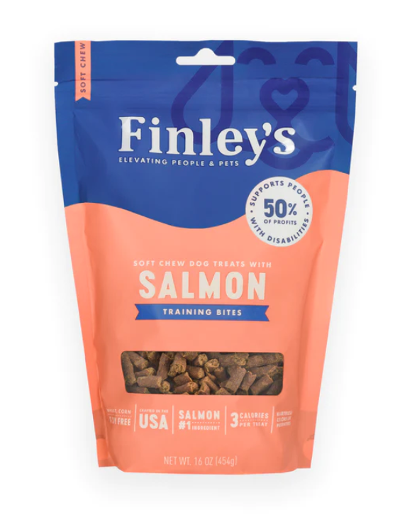 Finley's Trainer Bites Salmon 16oz Bag