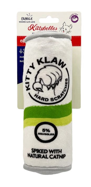 Kittybelles Kicker Cat Toy Kitty Klaw Licks & Lime 8