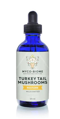 Adored Beast Apothecary Myco-Biome Medicinal Mushrooms - Turkey Tail Mushrooms | Liquid Triple Extract 59ml