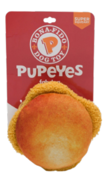 Fab Dog Fast Foodies Pupeyes Chicken Sandwich Dog Toy