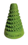Tall Tails Natural Rubber Dog Toy - Evergreen Tree 4