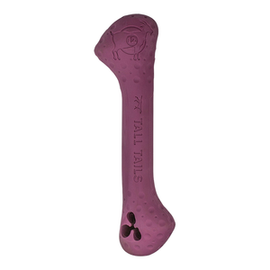 Tall Tails Natural Rubber Dog Toy - GOAT Bone Purple - Large 12"