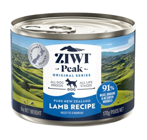 ZiwiPeak Wet Dog Food Lamb 6oz Can Single