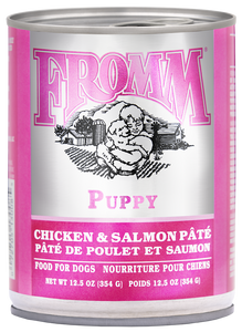 Fromm Wet Dog Food Patés - Classic Puppy Chicken & Rice 12.2oz Can Single
