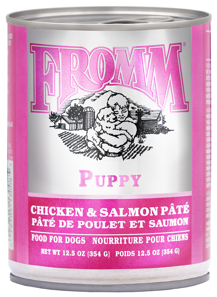 Fromm Wet Dog Food Patés - Classic Puppy Chicken & Rice 12.2oz Can Single