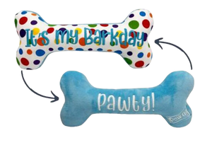 Lulubelles® Power Plush It's My Barkday Bone