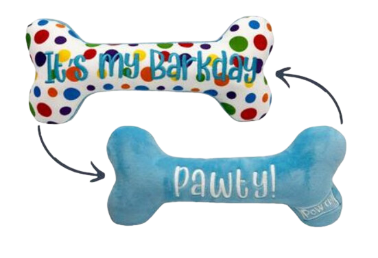 Lulubelles® Power Plush It's My Barkday Bone
