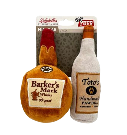 Lulubelles® Tiny Tuffs 2pk Dog Toy - Mini Bar