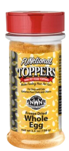 Northwest Naturals Freeze-Dried FUNctional Toppers - Whole Egg 3oz Shaker Jar