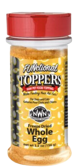 Northwest Naturals Freeze-Dried FUNctional Toppers - Whole Egg 3oz Shaker Jar