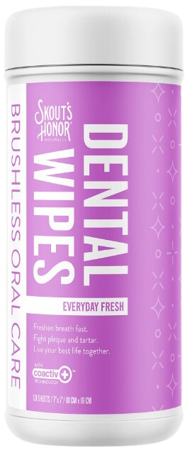 Skout's Honor Dental Wipes Everyday Fresh 50ct