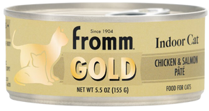 Fromm Wet Cat Food Gold Indoor Chicken & Salmon Pate 5.5oz Can Single