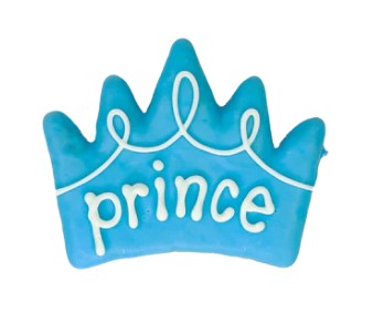 Bosco & Roxy's Bark-Day - Prince Crown Dog Cookie