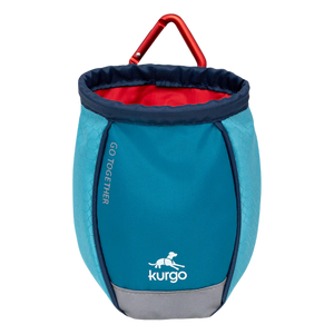 Kurgo Go Stuff It Treat Bag - Blue/Red
